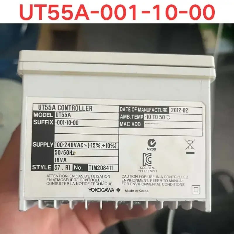 Second-hand test OK YOKOGAWA PID Temperature Controller Regulator UT55A-001-10-00