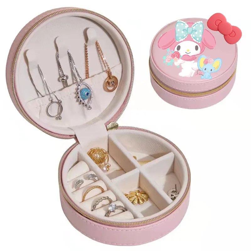

Kuromi Cartoon Jewelry Storage Box New Popular Hottest Cute Sanrio Girl Ins Hot Sell Anime Kawaii Necklace Jewelry Gift Box