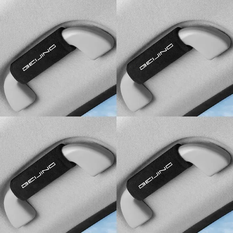 1PC Car Roof Armrest Pull Cover Handle Gloves Protection for BAIC Senova X25 X35 X55 X65 Beijing BJ20 EV2 5 BJ40 EC3 EU5 EX3 EX5