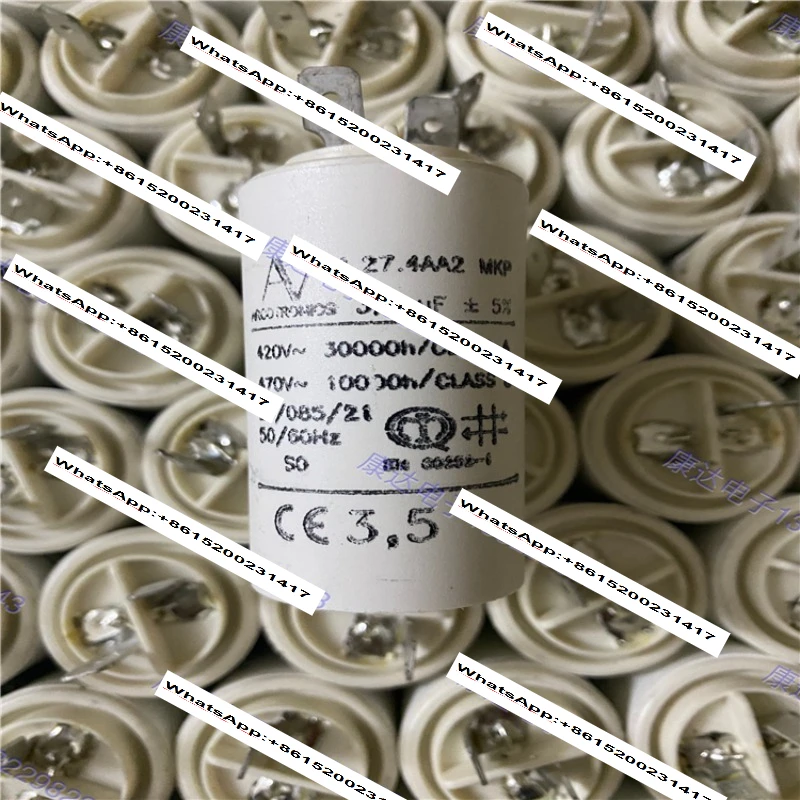 イタリア製av-1274-aa2-mkp-8uf、6uf、35uf-abbインバーターファン始動コンデンサ