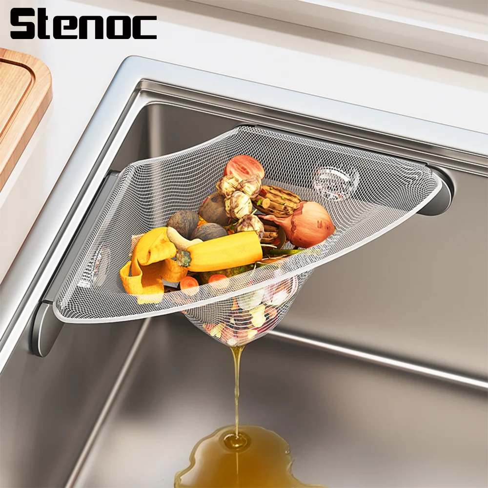 Kitchen Sink Strainer Basket Disposable Food Residue Collection And Water Drainage Basket Sewer Garbage Filter Sink Garbage Net