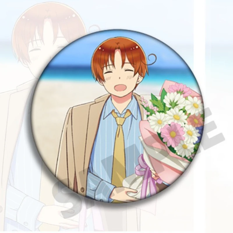 Hetalia Figure Feliciano Vargas Metal Badge Ludwig Ornament Pins Toy Francis Bonnefoy Anime Broochs Gift Fans Collection