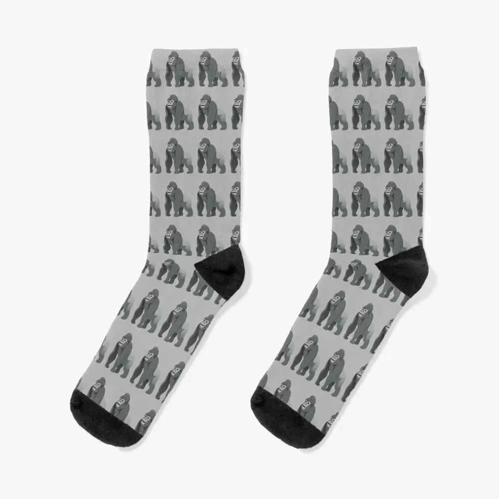 

Gorilla black-haired ape Socks gifts heated Climbing Run Socks Women Men's