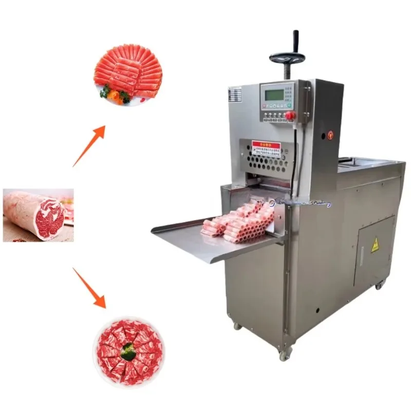 

Automatic CNC lamb roll bacon slicer frozen meat slicer