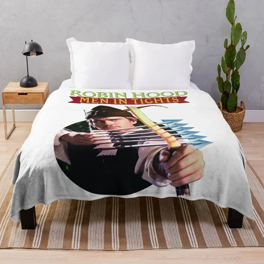 

Robin Hood, Men in tights Throw Blanket Luxury Brand Soft Big funny gift Tourist Blankets