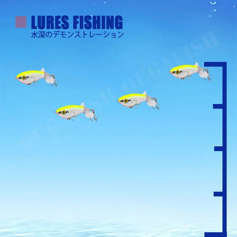 Whopper Popper 65mm Swimbait flotante para lucio
