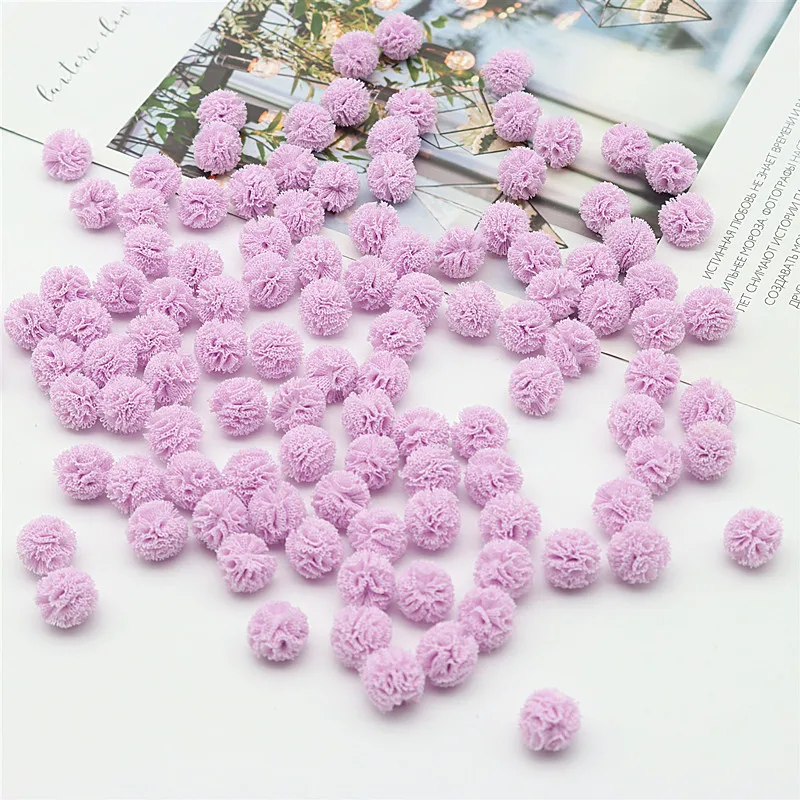 15mm Color Net Yarn  Lace Ball Net Cloth Flower Ball  Toys Clothing Packaging Gift Decoration Materials 80/160 Pcs