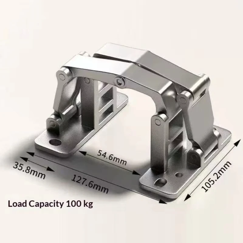 

1pcs Heavy Duty Stainless Steel Invisible Door Hinge For Stone Fire Hydrant Concealed Folding Fire Box