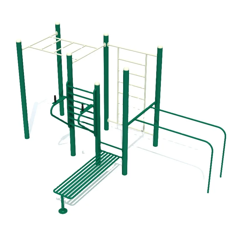 WPC Wood-Plastic Tripe Hip Twister - Equipo de ejercicios al aire libre a prueba de herrumbre para entrenamientos en el parque