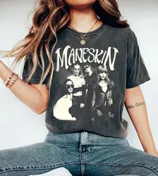 Måneskin Unisex Shirt, Vintage Maneskin Tour 2023 Unisex Shirt AN28399 long sleeves