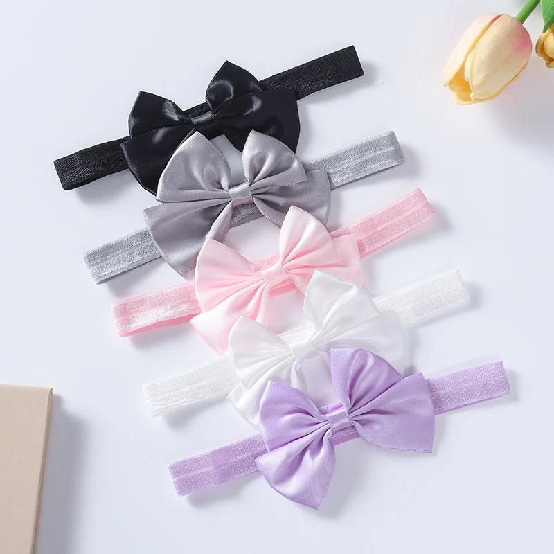 Baby Headband Newborn Baby Hair Accessories for Kids Headwear Baby Bow for Child Bowknot hairband Babies Elastic Headwrap