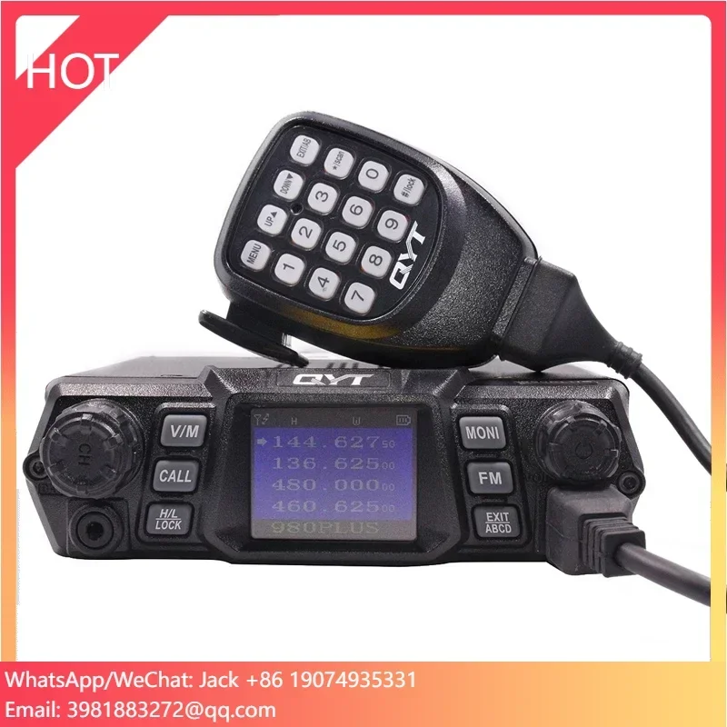 

QYT 75 Watts 980Plus Most Powerful Mobile Car Two Way Radio Vehicle Walkie Talkie In-Vehicle Two-Way Radios For Car S017