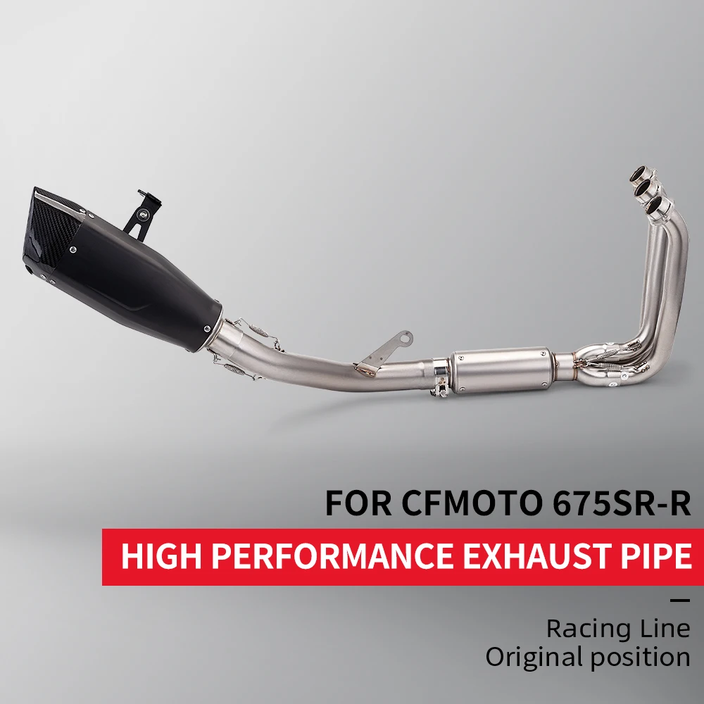 

Full Exhaust System Racing For CFMOTO 675SR-R Line Performance Upgrade Kit Motorcycle Accessories Original Position