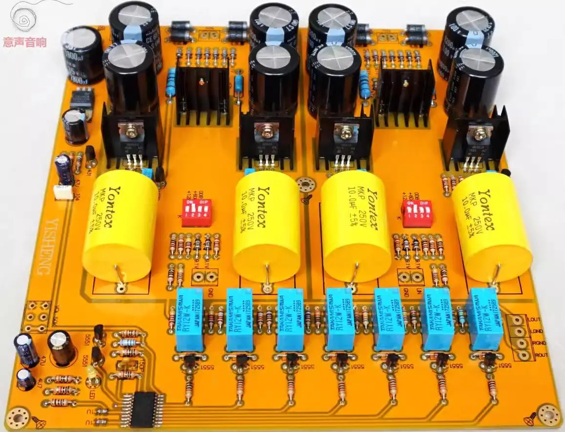 PASS 2.0 Single ended Class A HIFI Field-effect transistor finished preamp board