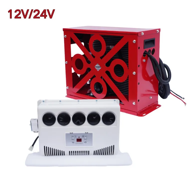 

12V Truck Cab Air Conditioning Automatic Parking RV Truck Forklift Excavator Crane Engineering Vehicle Split Parking