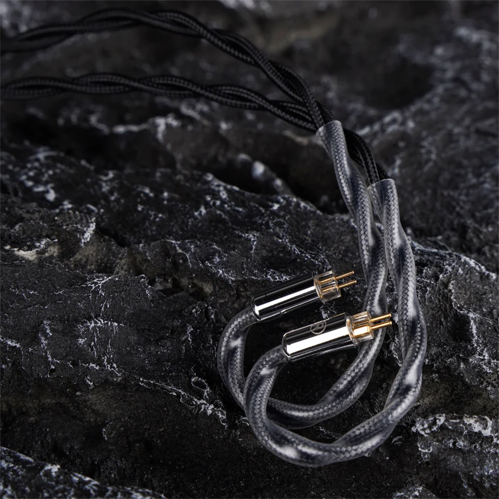 NICEHCK BlackDawn HiFi Audio Kopfhörerkabel 5N versilbert Taiwan OFC In-Ear-Monitorkabel MMCX/2Pin/QDC für DB1 AS24 F1Pro CHU