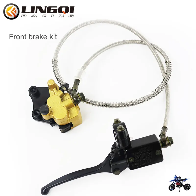 

LESQUE Pit Dirt Bike Front Brake Caliper Pump System Handle Left Right Disc Brakes Lever For Electric Scooter Motorcycle ATV