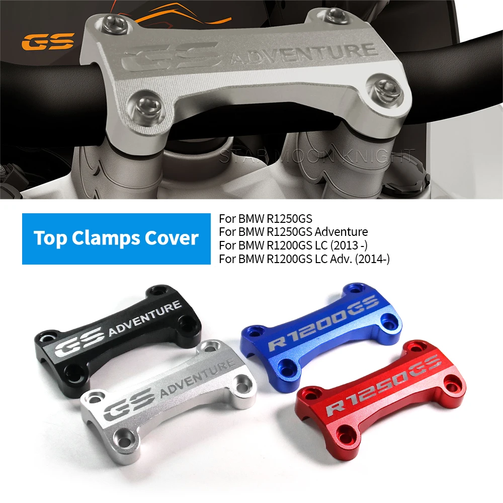 For BMW R 1250 GS R1250GS Adventure R1200GS LC 2013- R 1200 GS Adv 2014- Motorcycle Handle Bar Handlebar Riser Top Clamps Cover