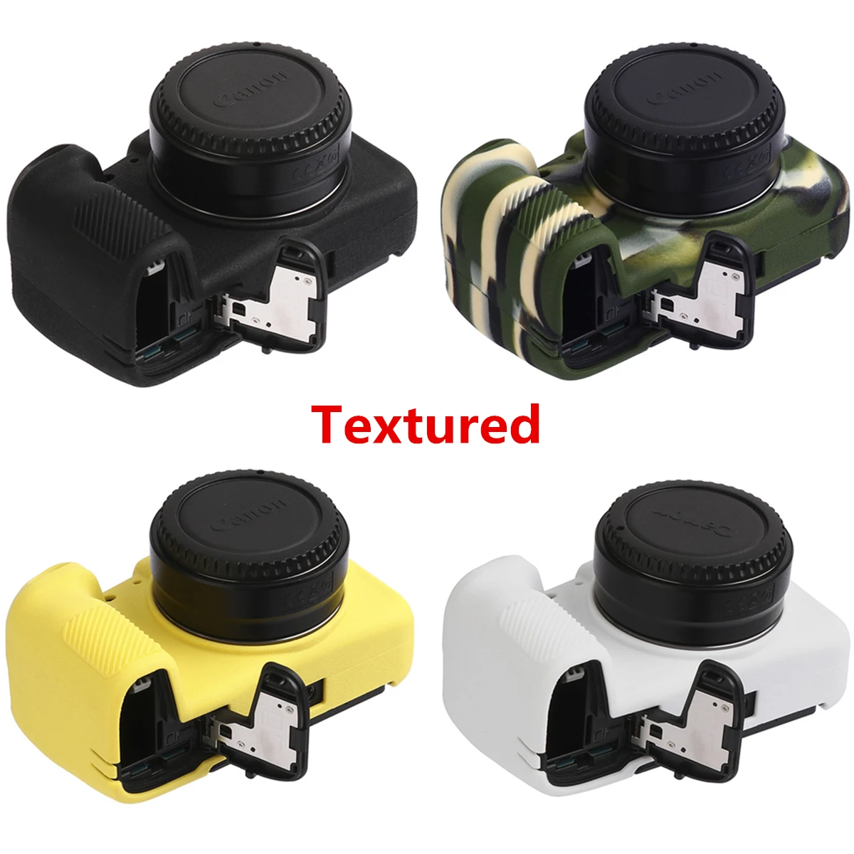 غطاء حماية من السيليكون المطاطي عالي الجودة لكاميرا Canon EOS RP الناعمة