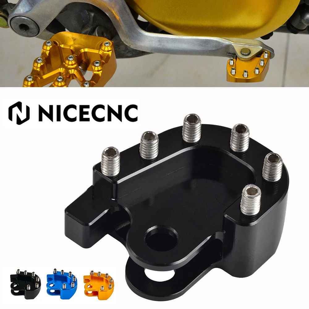 

For SUZUKI DRZ400 E S SM DRZ400E DRZ400S DRZ400SM 2000-2024 DRZ250 RM 125 RM250 RMX250T Enlarge Brake Pedal Lever Step Tip Plate