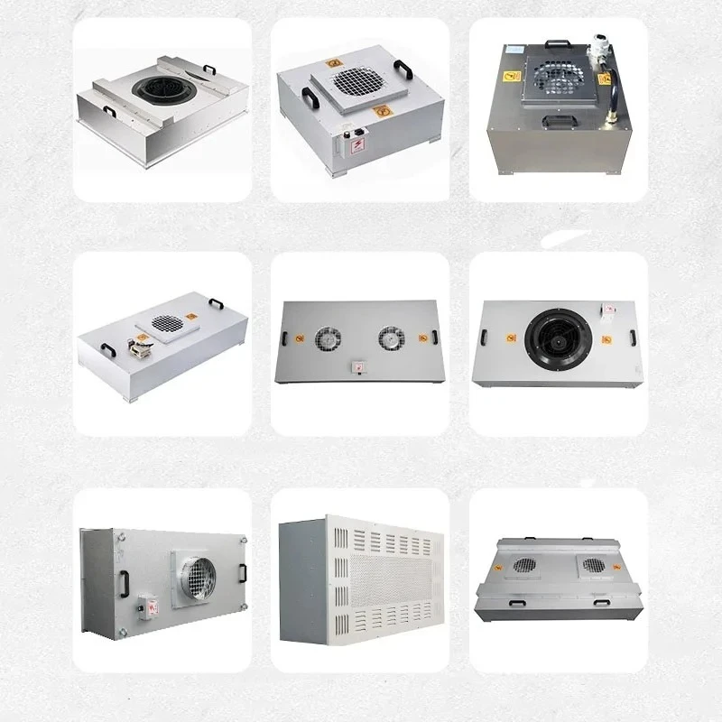 انخفاض سعر رخيصة متغيرة السرعة Ffu H14 غطاء التدفق الخطي وحدة فلتر مروحة Hepa Ffu #3