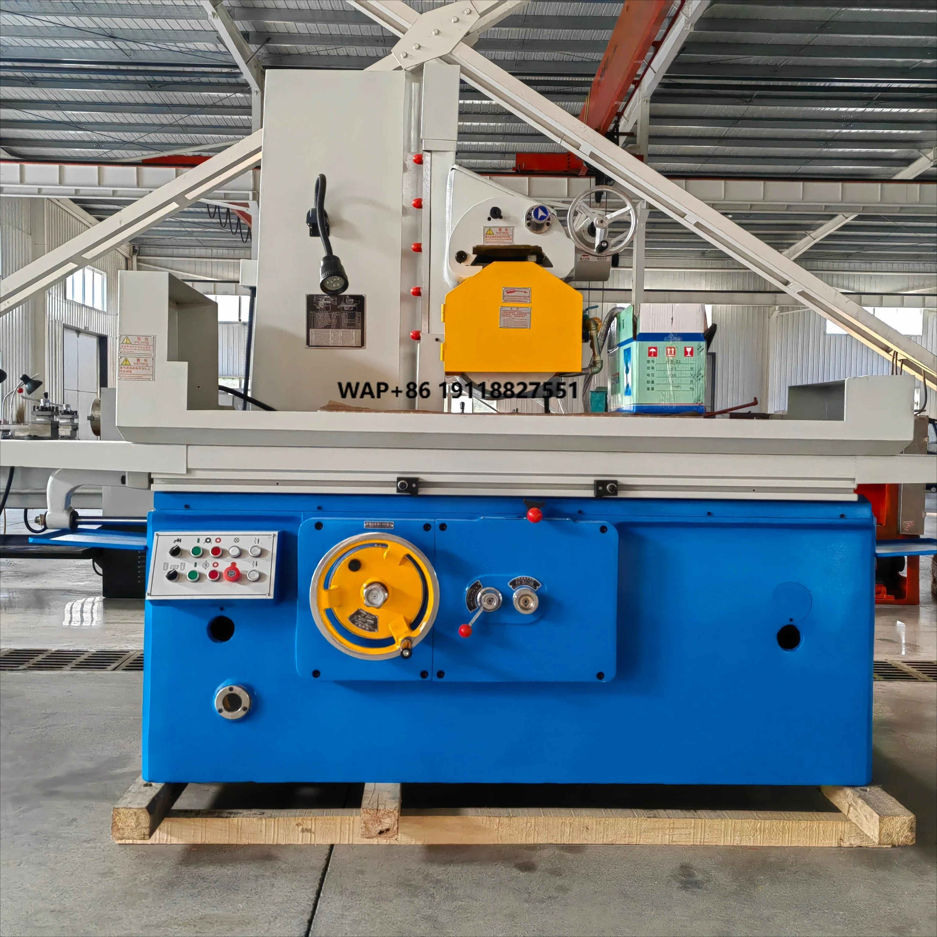 Máquina Rectificadora Plana Hidráulica Automática de Alta Precisión M7140, Máquina Rectificadora de Superficies Cnc, Componentes Principales: Motor, Engranaje, Plc