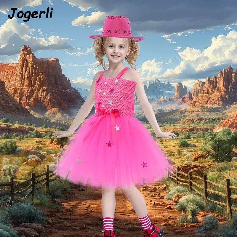 

Jogerli, сетчатое платье принцессы на Рождество и Хэллоуин, детская одежда для ролевых игр, костюм для девочек