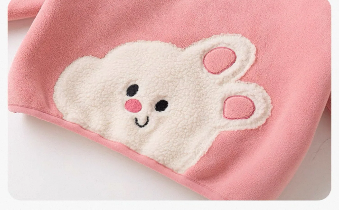 2026 Herbst Winter Kinder Fleece Kapuzenjacke Baby Junge Mädchen Cartoon Dinosaurier Verdickte Warme Oberbekleidung Kinderkleidung Winddichter Mantel – Detail 18