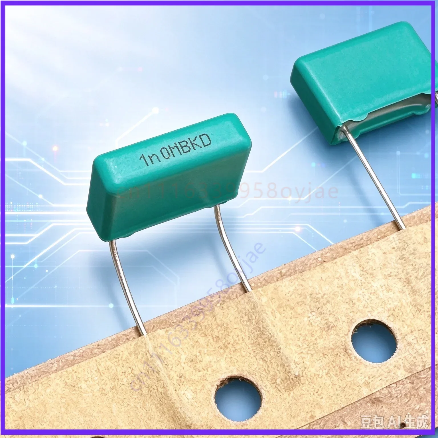 Film for KEMET RIFA EVOX MKP Capacitor 102 1nF 1000pF 300V 1000V 1kV Y2   200pcs