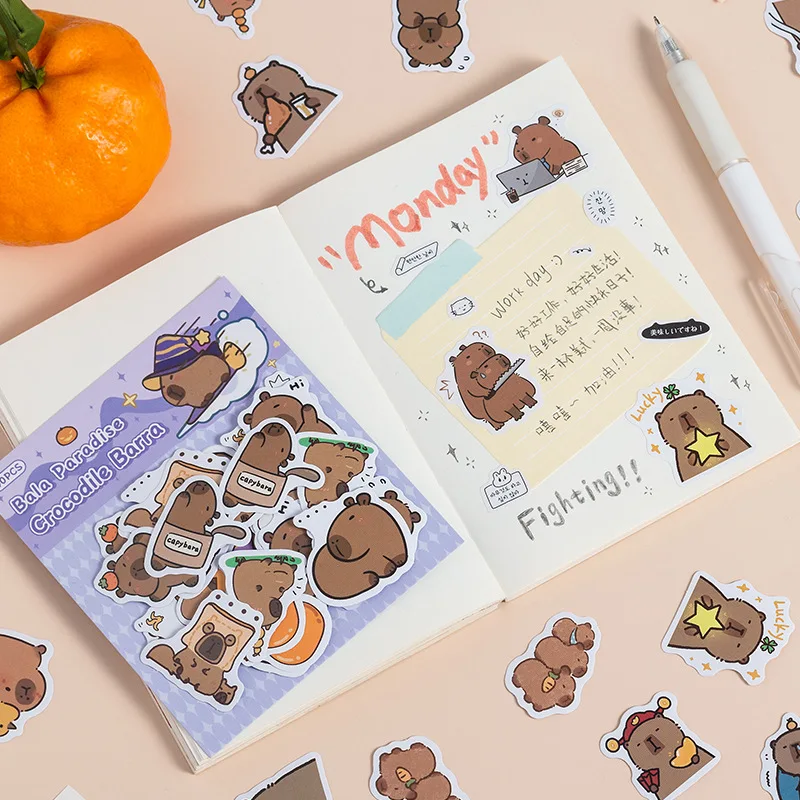 (2*20)/40Pcs Bala Paradise Sticker Pack for Journaling and Diary Decoration, Cute Animal Stickers by Bala
