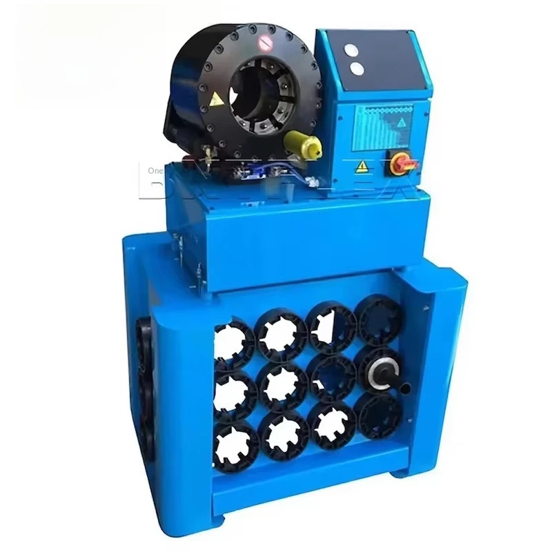 

2020 Hottest 2.5 Inch Hydraulic Hose Pressing Machine Fast Crimping Speed Full Sets Dies Pump Motor 220V Factory Use Used Rubber