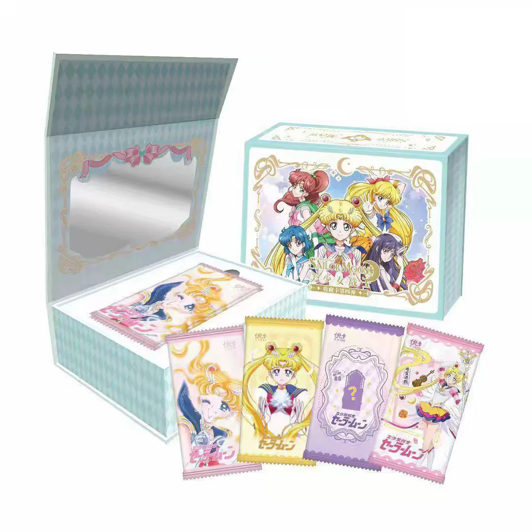 Genuine Sailor Moon Silver Crystal Anime Collectible Cards Special Edition Full Flash Edition Special PR Card Kids  Holiday Gift