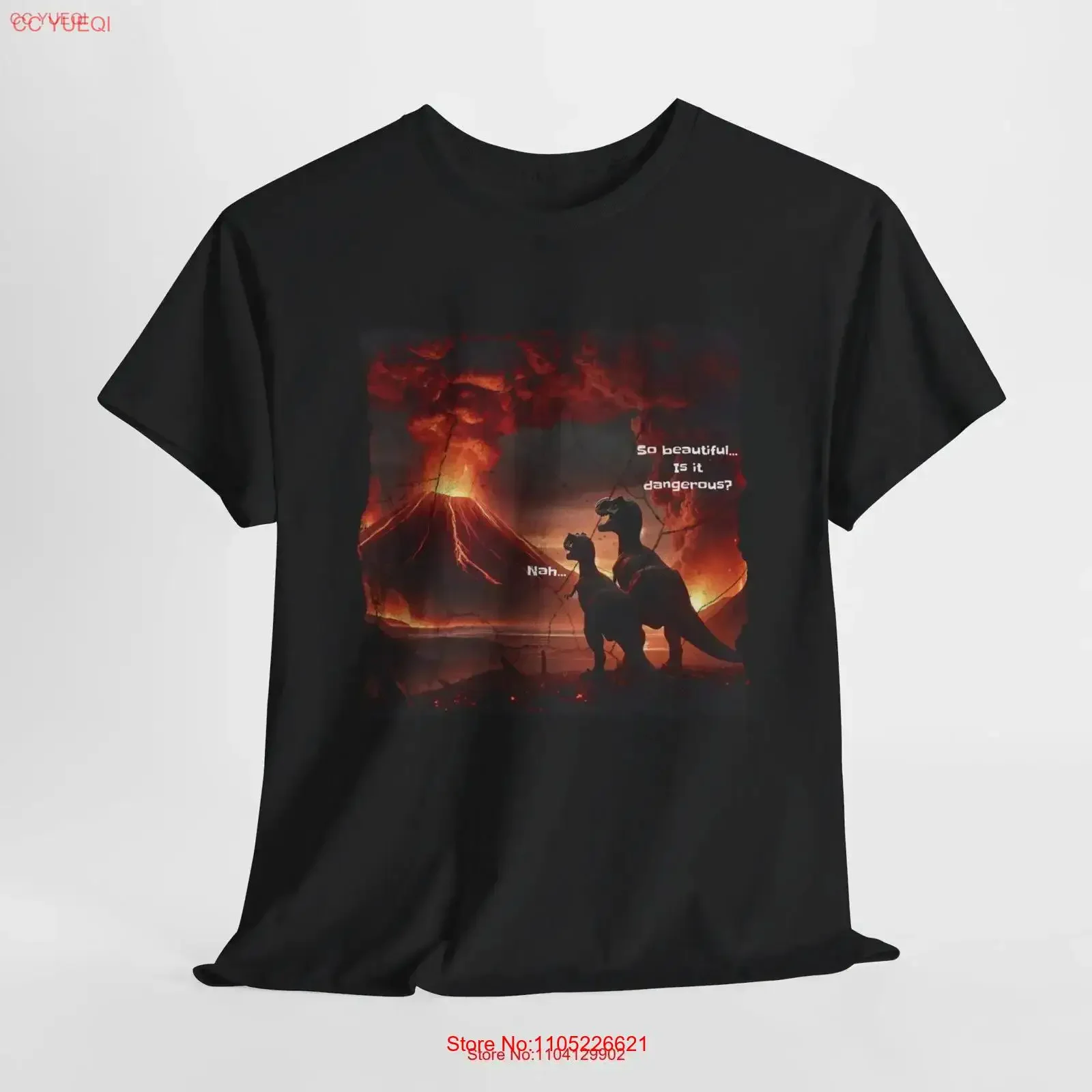 Volcano dinosaur tee adult funny dino extinction shirt t rex lover present volcanoes gift plenty of lava and smoke vintage