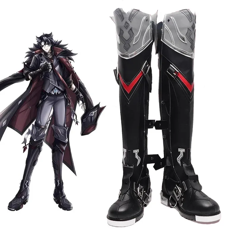 

Игры Genshin Impact, последняя обувь для косплея Wriothesley, ботинки Fontaine, ролевые игры, Хэллоуин, карнавал, женский и мужской костюм, реквизит для вечеринки