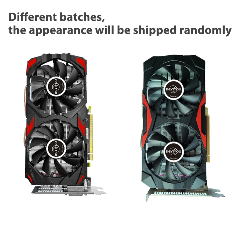 Original Radeon RX580 8G Graphics Card GDDR5 Memory Video Gaming Card PCIE3.0x16 HDMI for Desktop Computer AMD Card