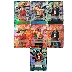 Anime One Piece versione inglese giapponese OPCG Replica Zoro Shanks Ace Nika rufy Chopper Boa Hancock Game Anime Collection Cards