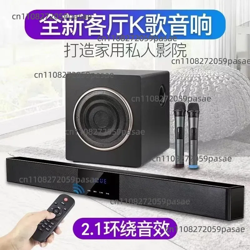 High Power Home TV Whispering Wall Singing Bar Speaker Home Cinema Sound Blaster Audio Bluetooth Heavy Low Cannon