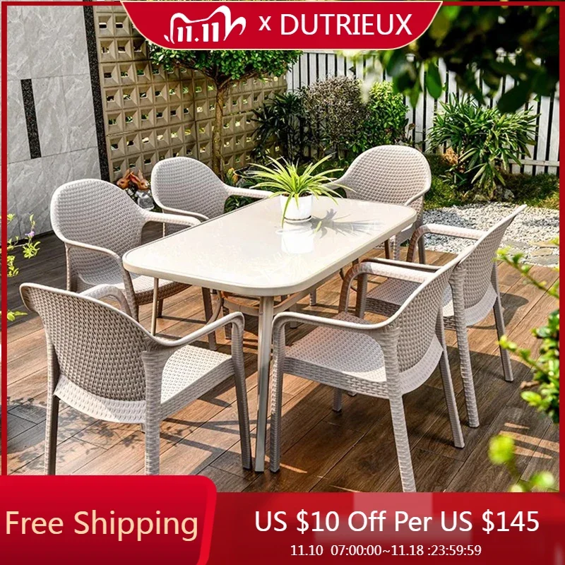 

Modern Outdoor Outdoor Tables Luxury Natural Minimalist Storage Outdoor Tables Storage Set Di Mobili Da Giardino Home Furniture