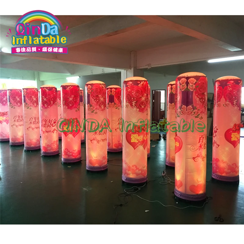 

Hot Selling Giant Inflatable Advertising Party Pillar, Color Changeable Inflatable Column,Printing Inflatable Pillar Decoration