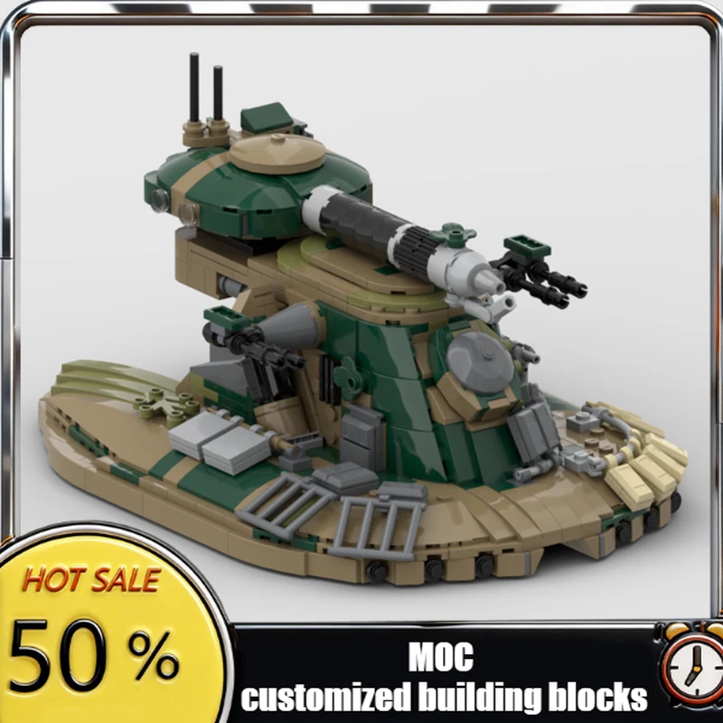 

1090 PCS Armored Vehicle Bricks Incinerator Tank MOC Customize Modular Building Block Design Popular DIY Boys Toy Christmas Gift