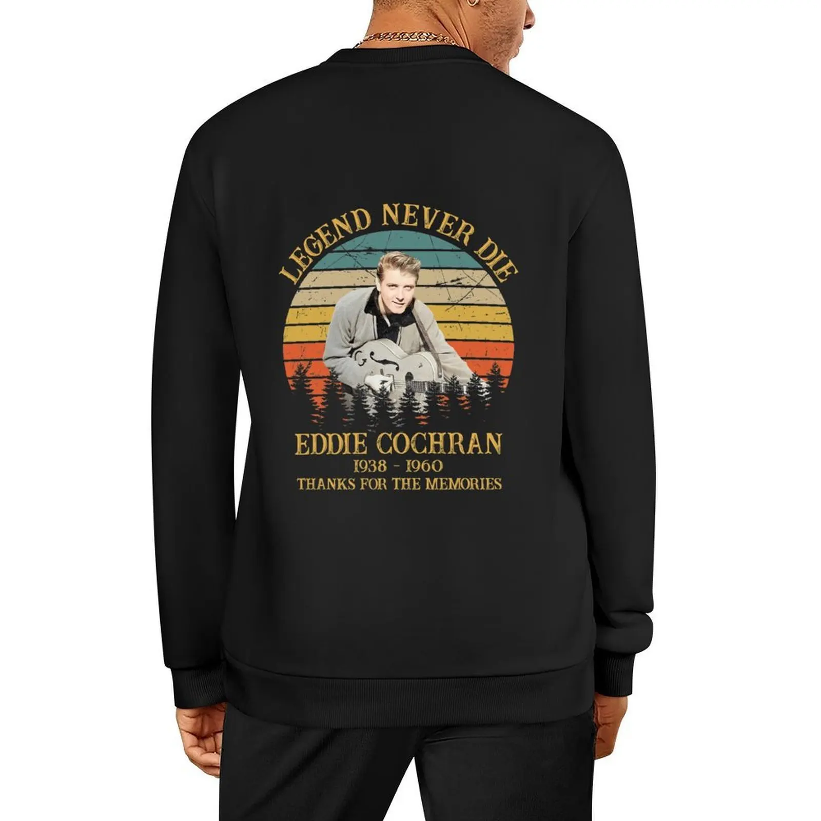 

Legend Never Die Eddies Retro Thanks For The Memories Pullover male clothes men's autumn clothes tracksuit men pullover