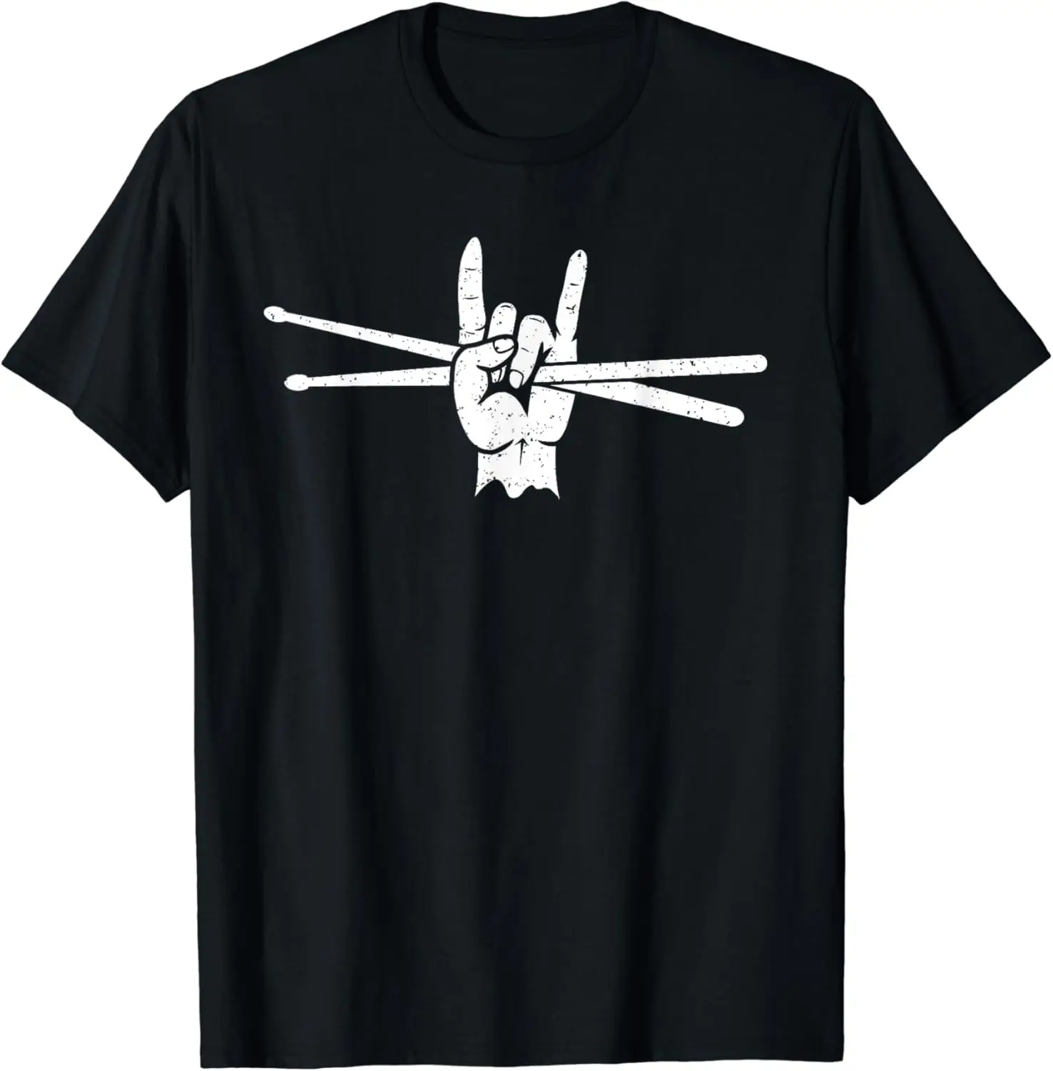 

Retro Drum Sticks Art Men Boys Kids Percussion Drum Player T-Shirt Casual O-Neck Tee Shirts Streetwear