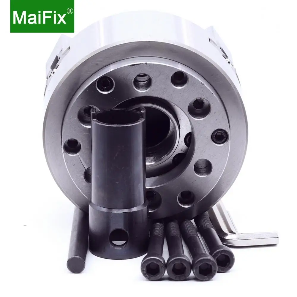 

10 12 Inch Hollow Fixed Hydraulic Chuck Machining 3-jaw Lathe Power Chuck