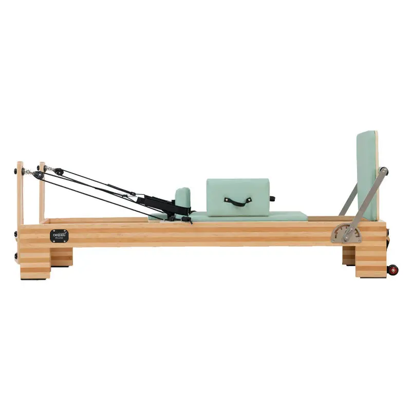 Home Studio Oak Wood and Beech Wood Pilates Beds Factory Price Color Customization Wooden Pilates Reformer for Sale