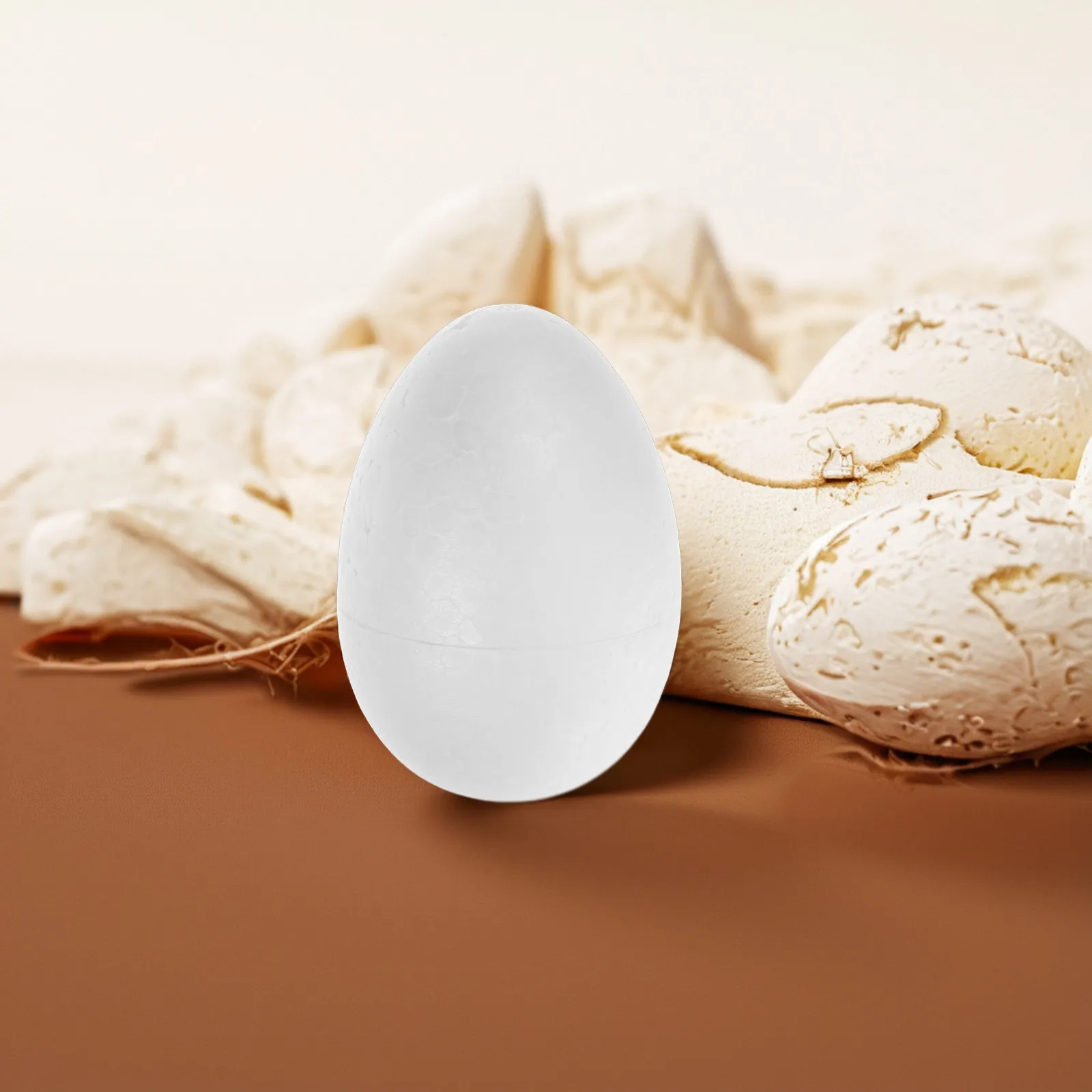 

12 шт. пенопластовых пасхальных яиц, белые, из полистирола, для поделок, большие, с гладкой поверхностью, для рукоделия, праздничного декора, весеннего, хэллоуинского и рождественского оформления