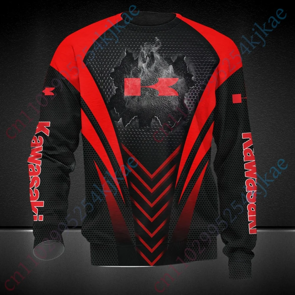 

Kawasaki Oversized T-shirts Anime Men's Clothing Breathable T Shirt Casual Sweatshirt Tee Luxury Round Neck Long Sleeve Unisex