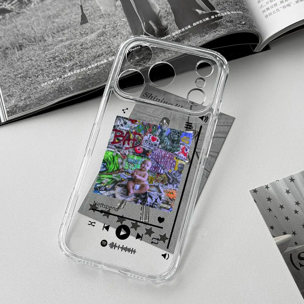 حافظة هاتف Nettspend لهاتف سامسونج S25 24 23 22 Ultra Plus Glossy HD غطاء شفاف بفتحة رفيعة #1