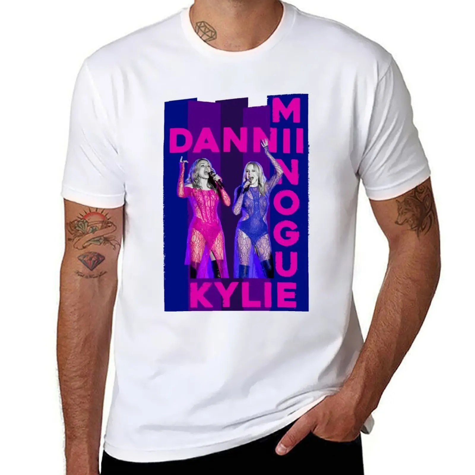 

Dannii & Kylie Minogue T-Shirt man t shirts graphic t shirts for man pack white T-Shirt