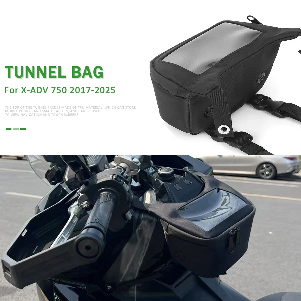 

Center Console Tank Bag Handlebar Bag Front Basket Portable Scooters Travel Storage Tunnel Bags For Honda X-ADV 750 2017-2025