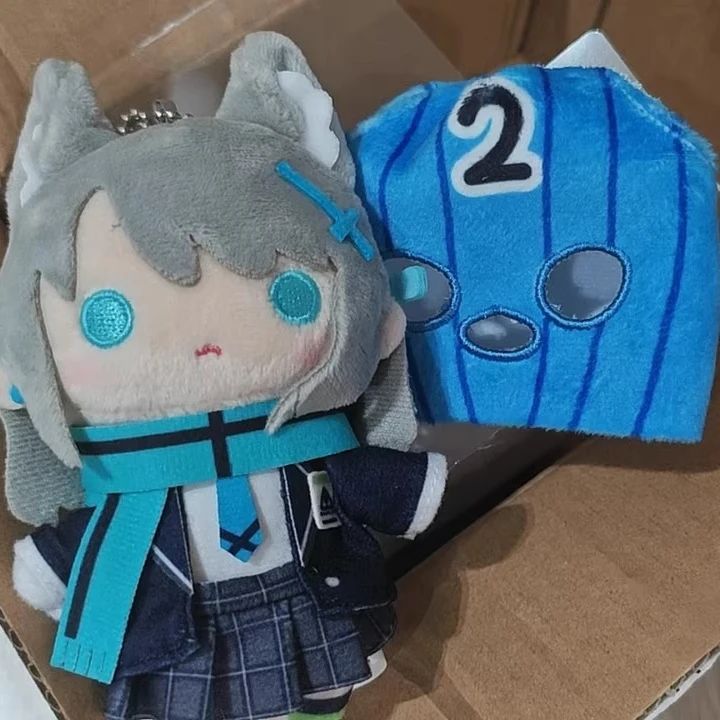 

12 см плюшевая игрушка Takanashi Hoshino из игры Blue Archive, в позе «Кавайный папа», с одеждой, для переодевания, подушка-игрушка из хлопка